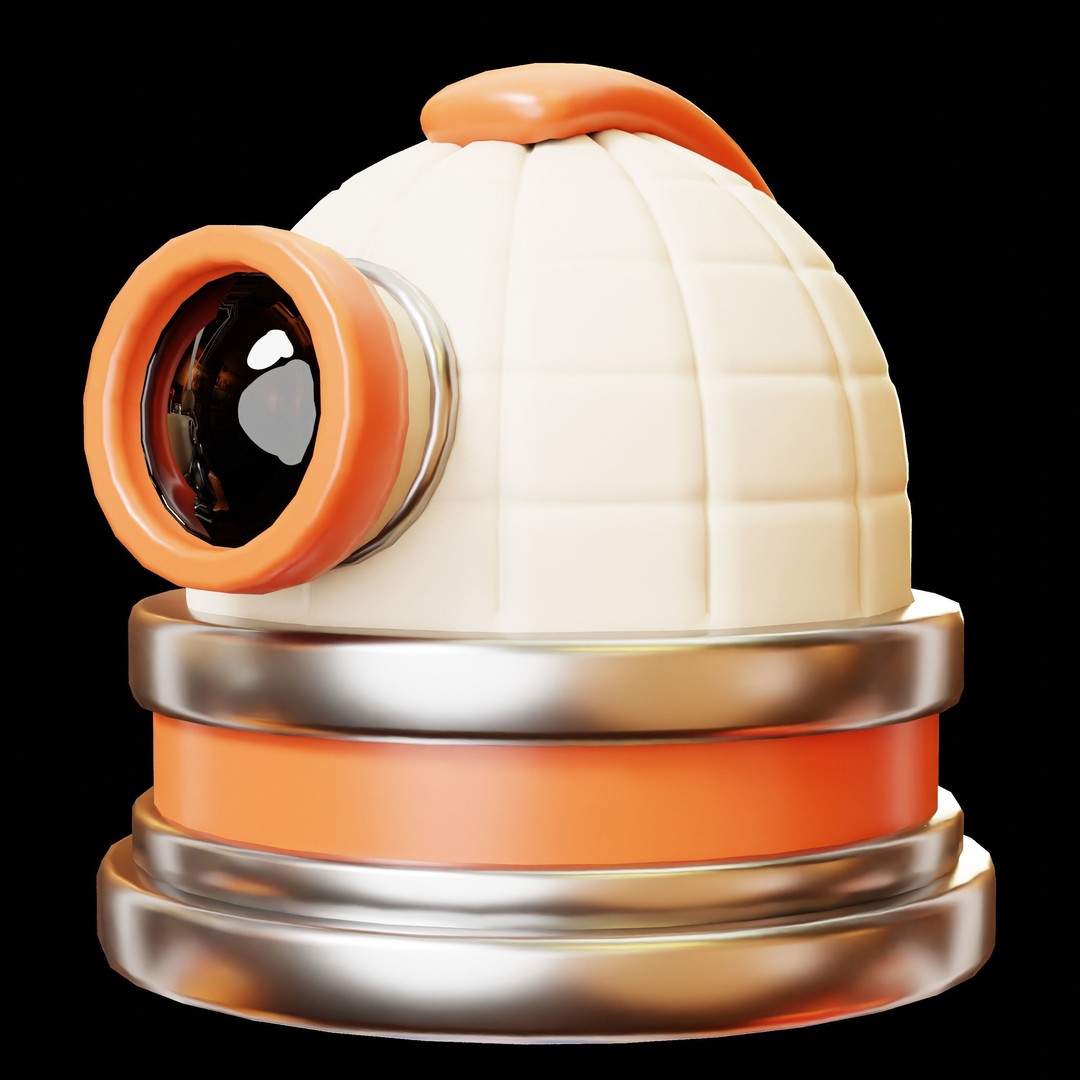 Space and Planet 3D Model – Low Poly Cartoon Style, Game Ready, FBX