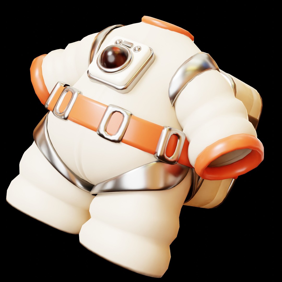 Space and Planet 3D Model – Low Poly Cartoon Style, Game Ready, FBX - View 18