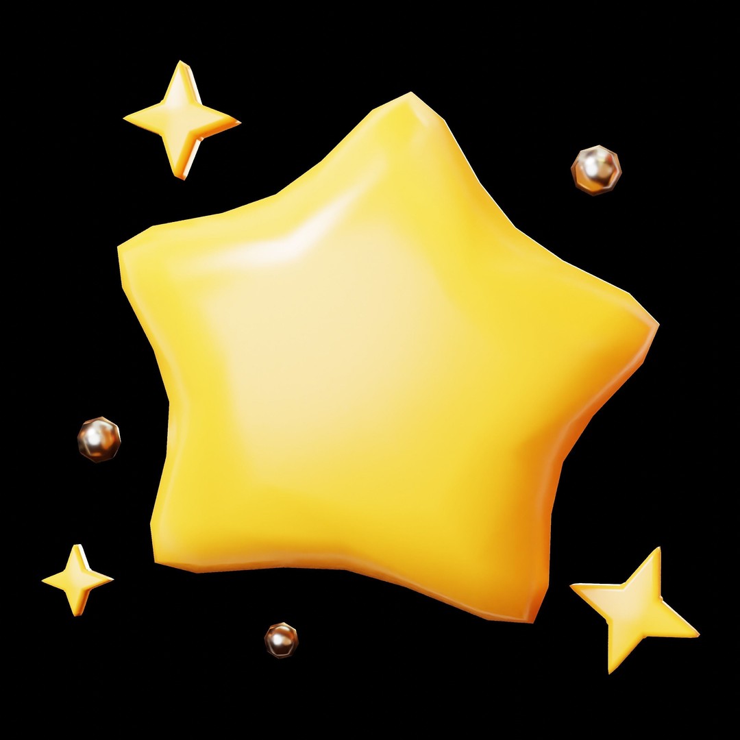 Space and Planet 3D Model – Low Poly Cartoon Style, Game Ready, FBX - View 23