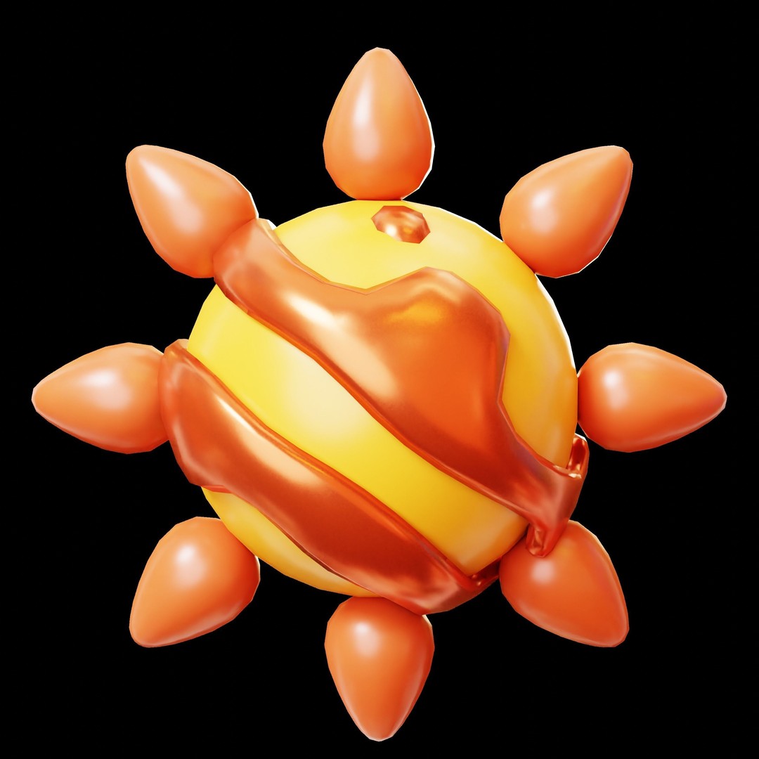 Space and Planet 3D Model – Low Poly Cartoon Style, Game Ready, FBX - View 4