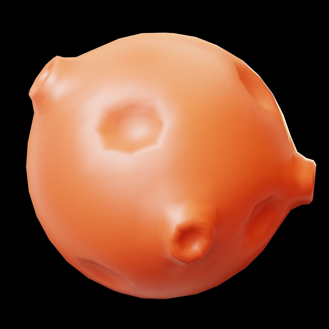 Space and Planet 3D Model – Low Poly Cartoon Style, Game Ready, FBX - View 6
