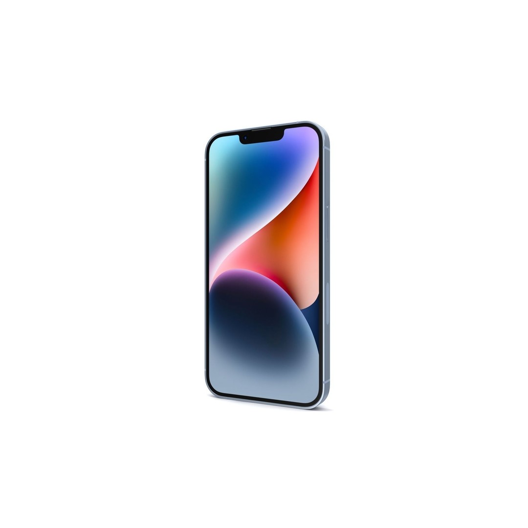 Apple iPhone 14 Blue 3D Model – High Poly Game-Ready Asset, FBX - View 3