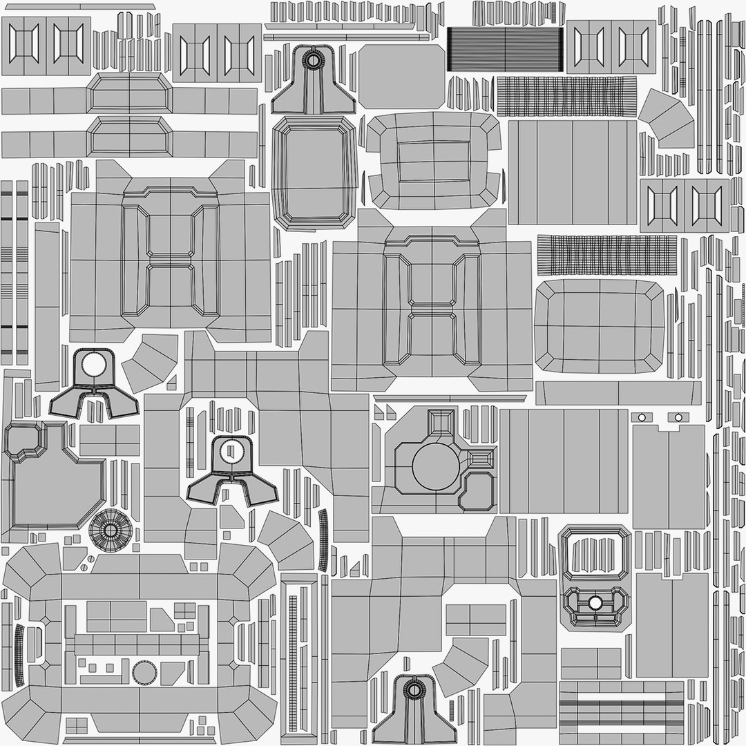 Sci-Fi Reactor 3D Model – Low Poly Game Asset, PBR Textures