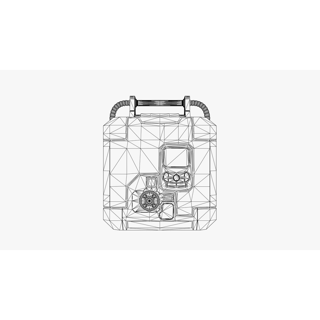 Sci-Fi Reactor 3D Model – Low Poly Game Asset, PBR Textures - View 4
