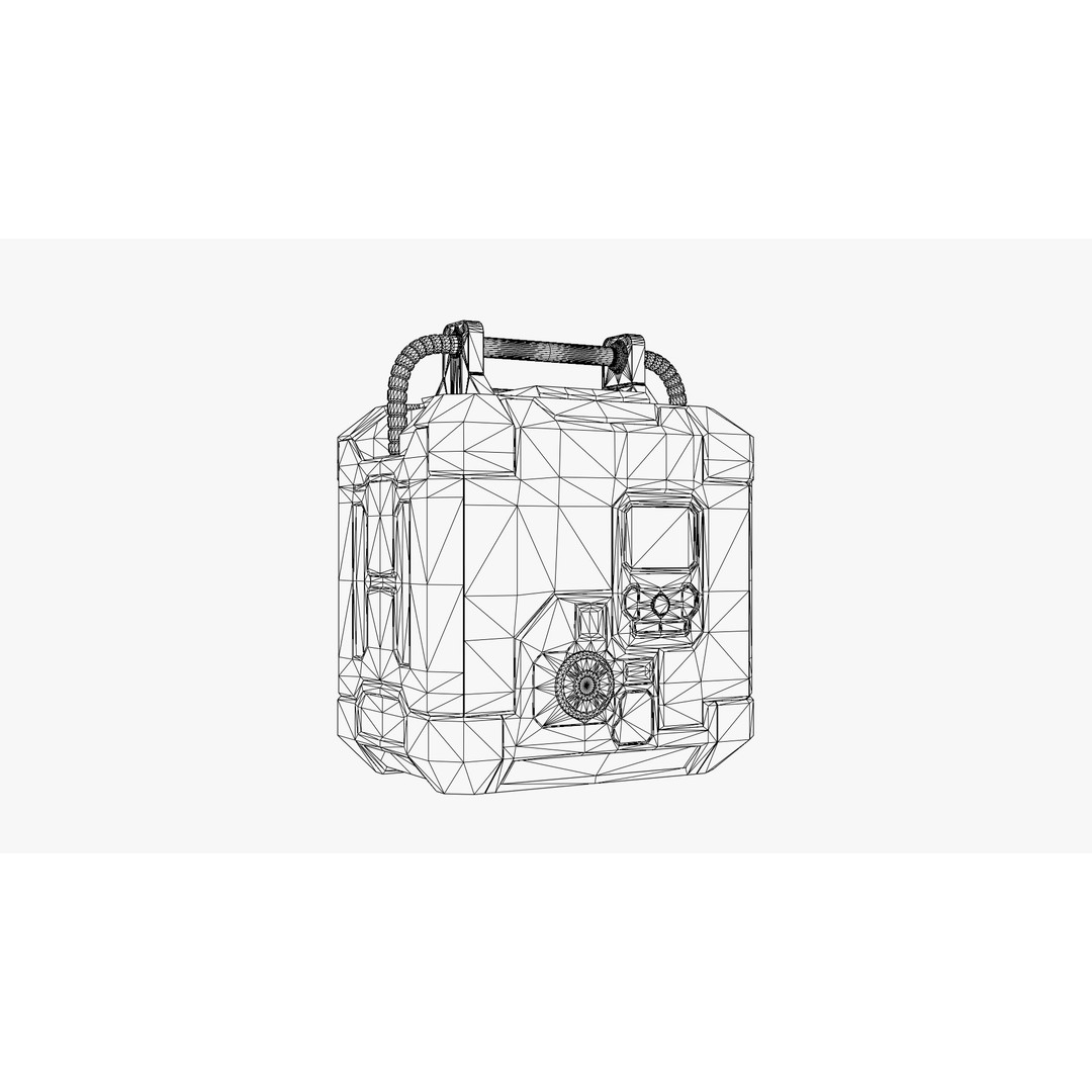 Sci-Fi Reactor 3D Model – Low Poly Game Asset, PBR Textures - View 6