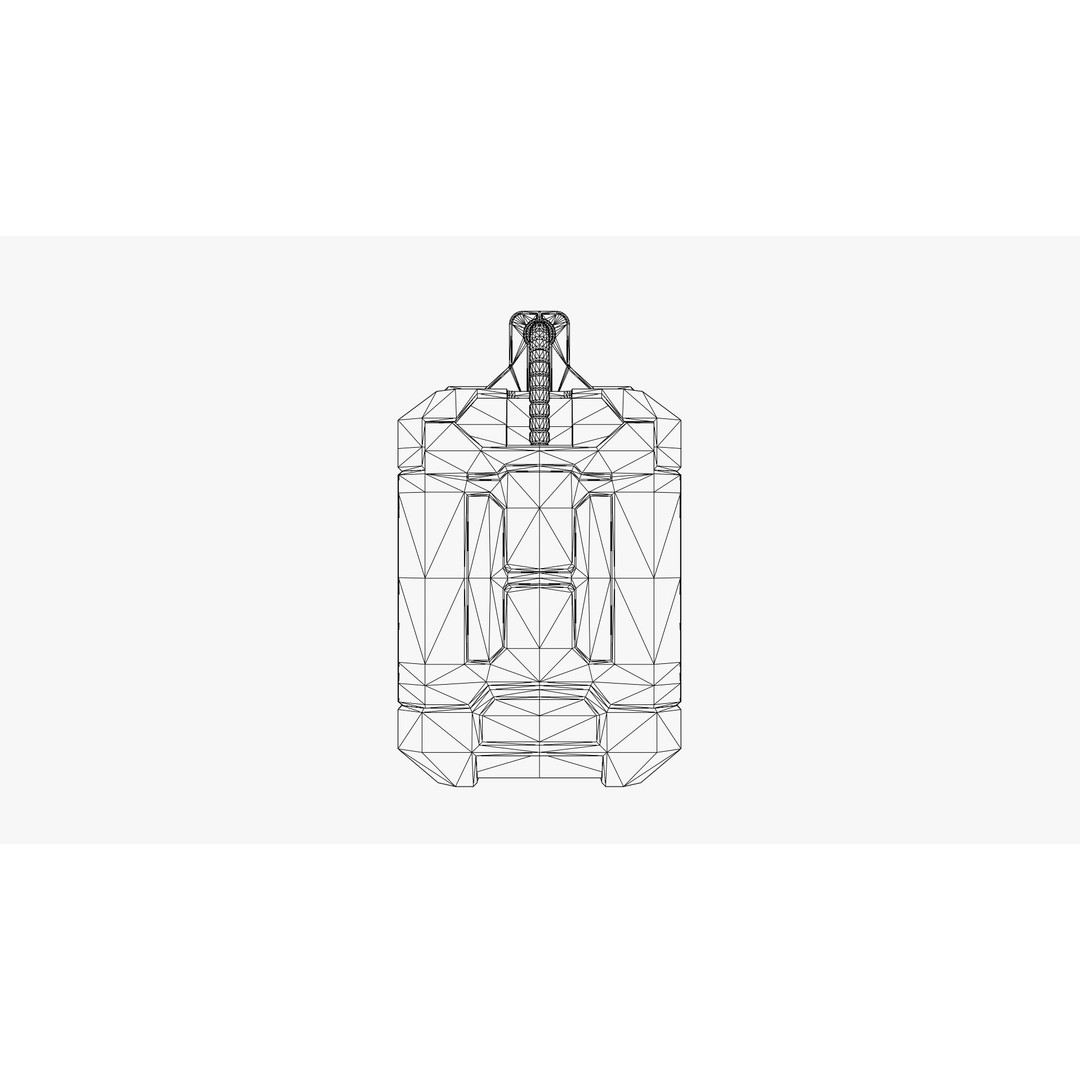 Sci-Fi Reactor 3D Model – Low Poly Game Asset, PBR Textures - View 8