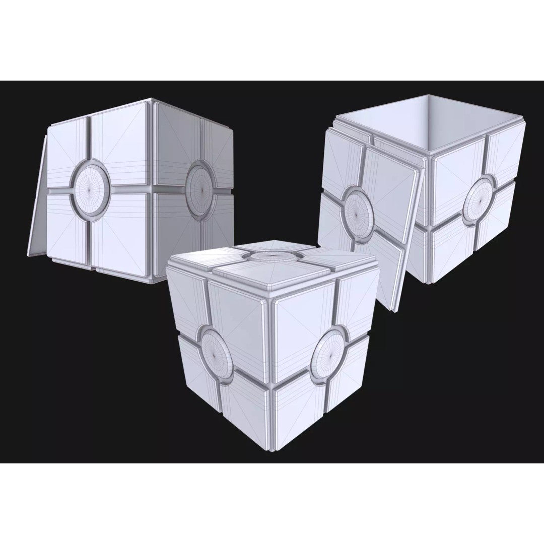 Maintenance Ladder 3D Model – Low Poly Game Asset with Crates - View 25