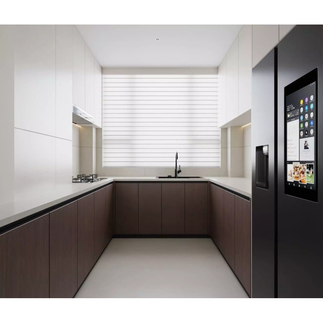 Modern Asian Living Space 3D Model – PBR Interior Design, FBX, OBJ - View 13