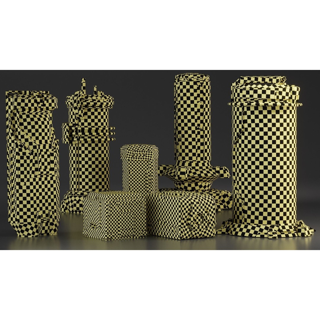 Sci-Fi Container 3D Model – Industrial Design, PBR Textures, FBX - View 12