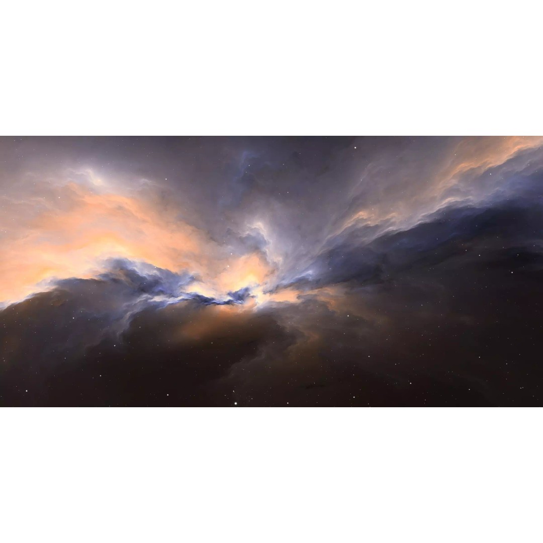 360 Degree 16K HDRI Space Background 3D Model – Panoramic Nebula Environment Map - View 16