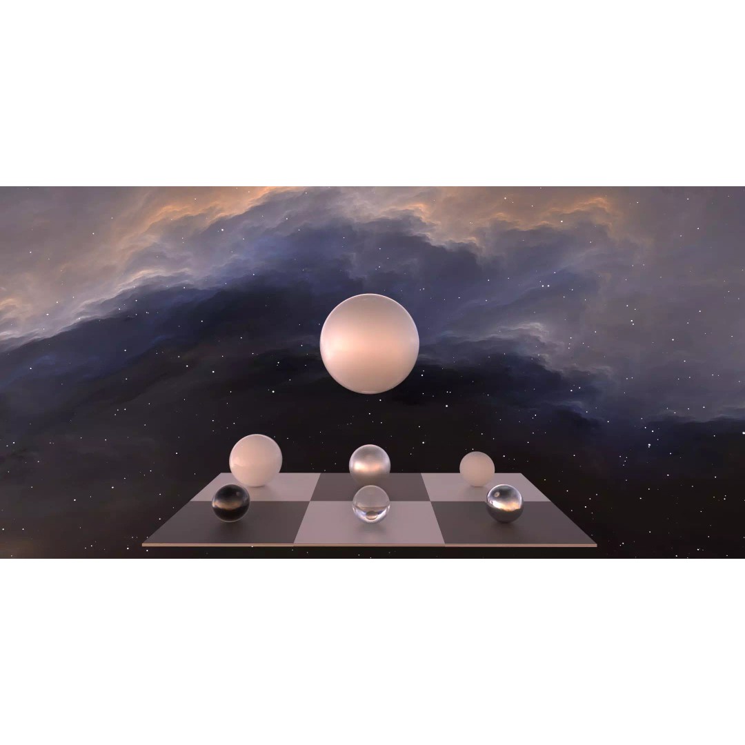 360 Degree 16K HDRI Space Background 3D Model – Panoramic Nebula Environment Map - View 8