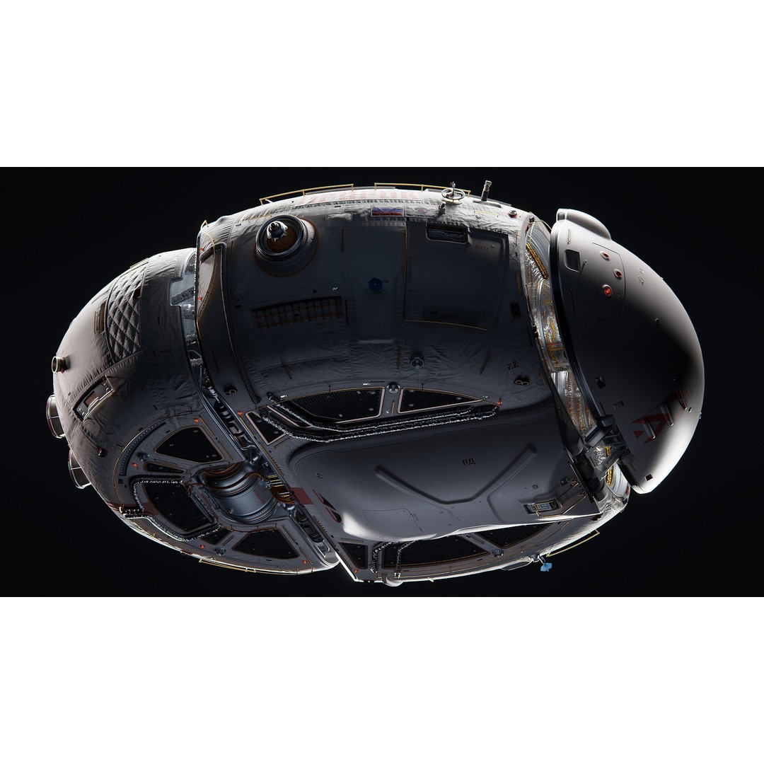 PROROK Spacecraft 3D Model – Futuristic Blender Project File - View 11