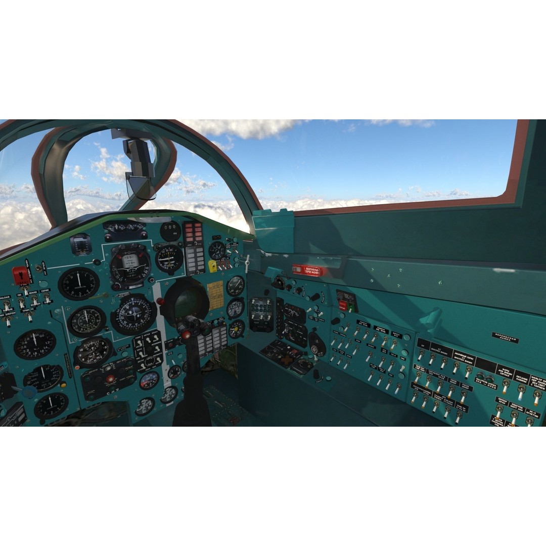 MiG-25P 3D Model – Supersonic Fighter Jet, FBX, PBR Textures - View 14