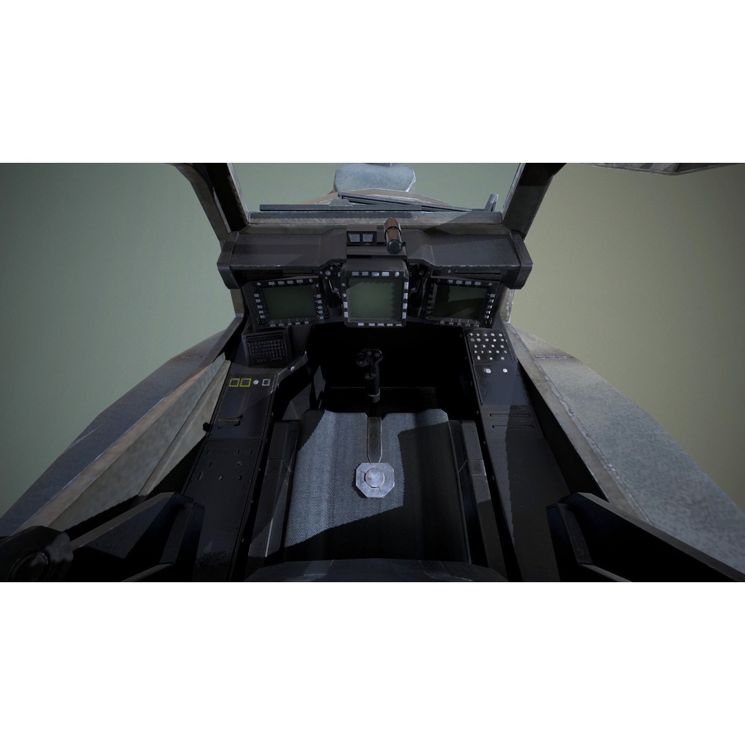 AH-64D Apache Longbow Helicopter 3D Model – Low Poly PBR Asset, FBX - View 14