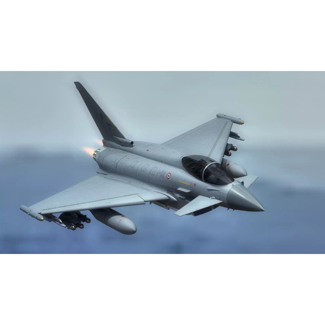 Euro Fighter Typhoon 3D Model – High Resolution Cockpit, Rigged, Blender - View 10