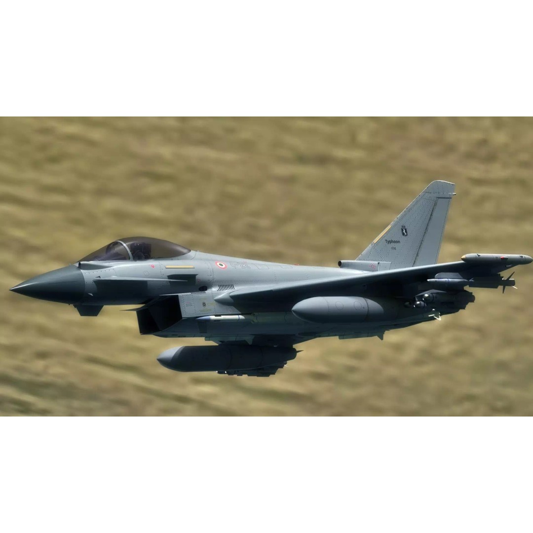 Euro Fighter Typhoon 3D Model – High Resolution Cockpit, Rigged, Blender - View 11