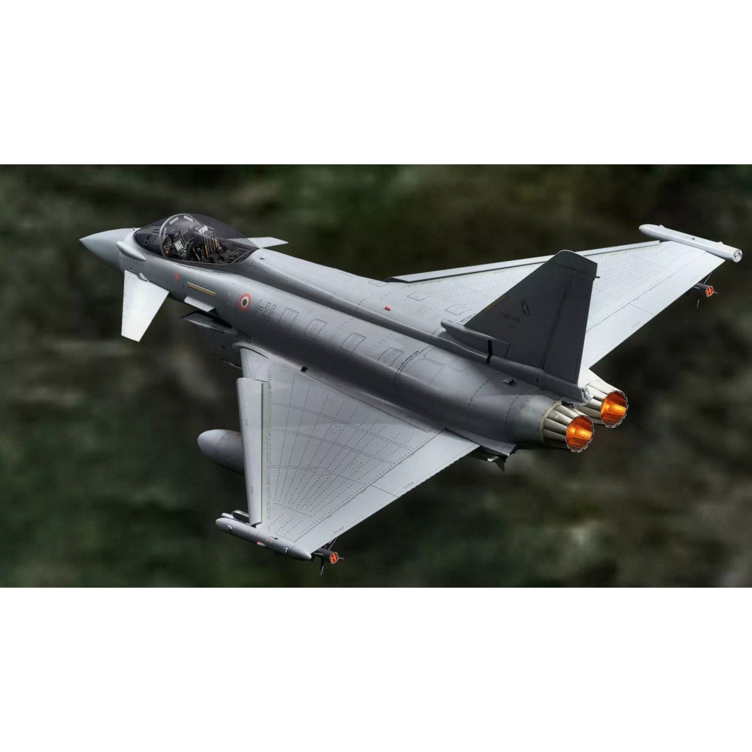 Euro Fighter Typhoon 3D Model – High Resolution Cockpit, Rigged, Blender - View 2