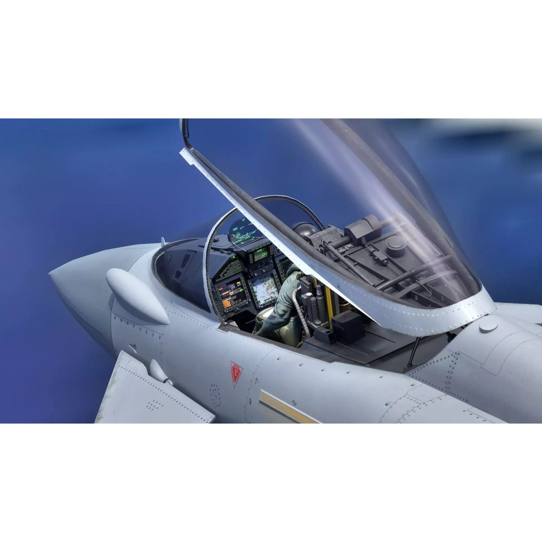Euro Fighter Typhoon 3D Model – High Resolution Cockpit, Rigged, Blender - View 24