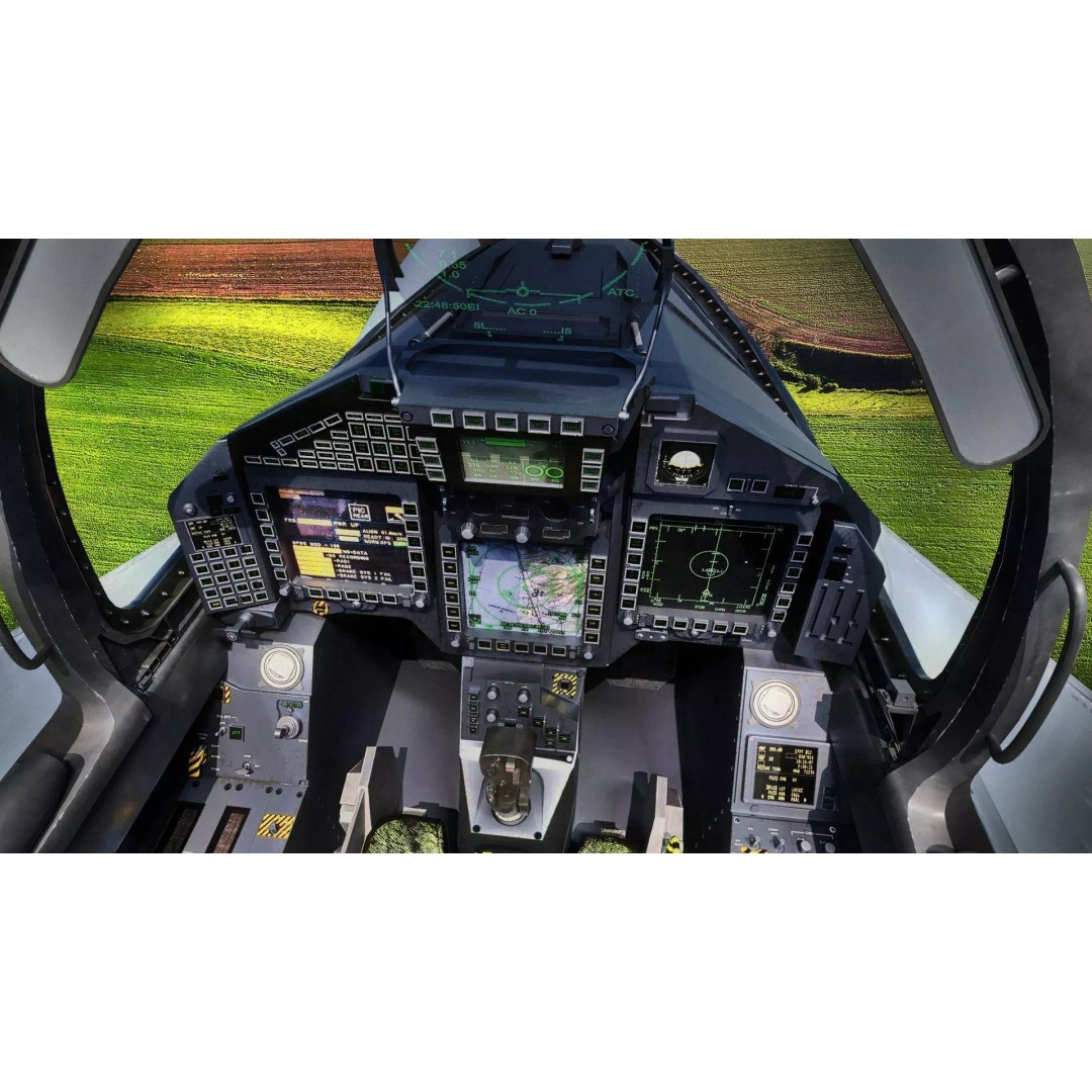 Euro Fighter Typhoon 3D Model – High Resolution Cockpit, Rigged, Blender - View 27