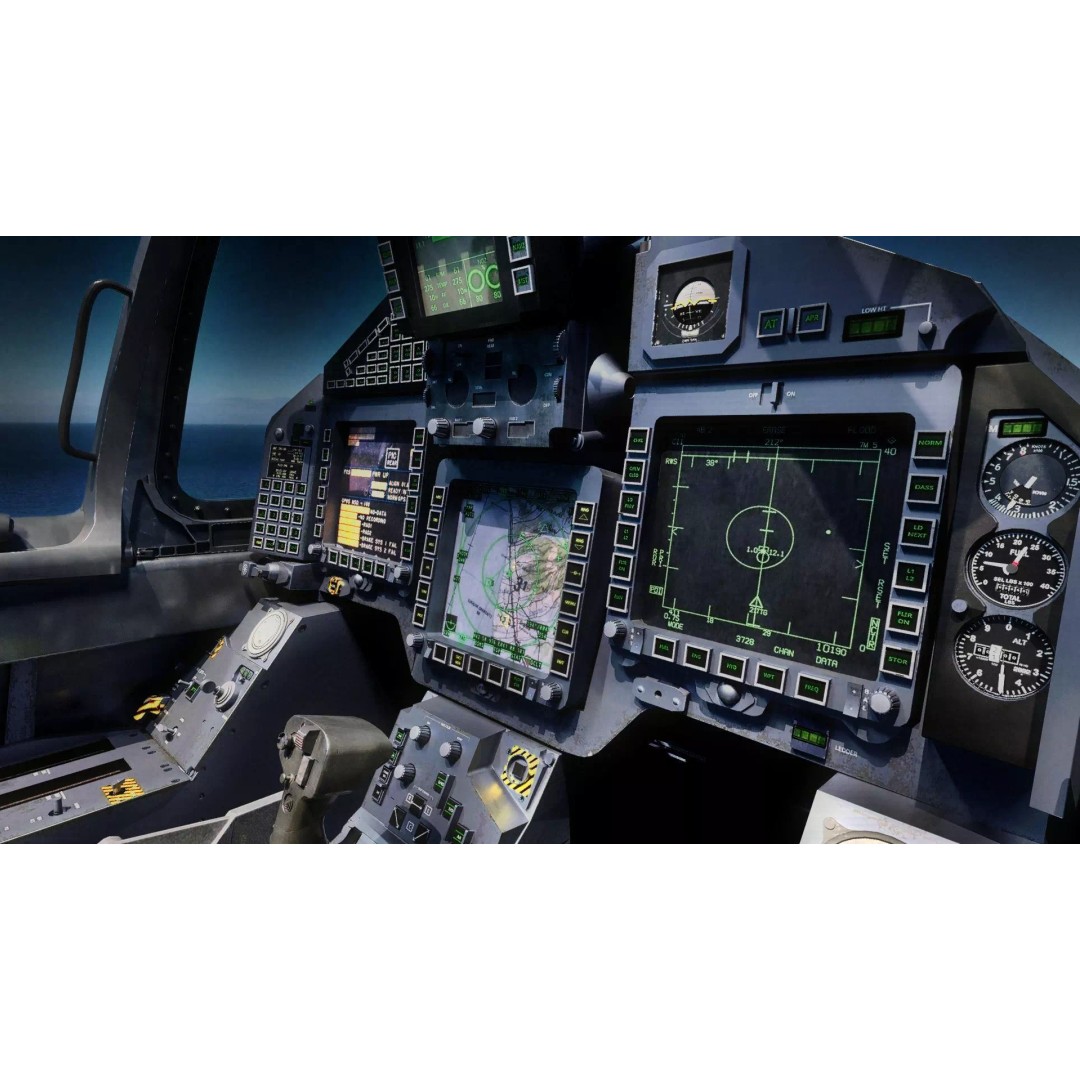 Euro Fighter Typhoon 3D Model – High Resolution Cockpit, Rigged, Blender - View 30