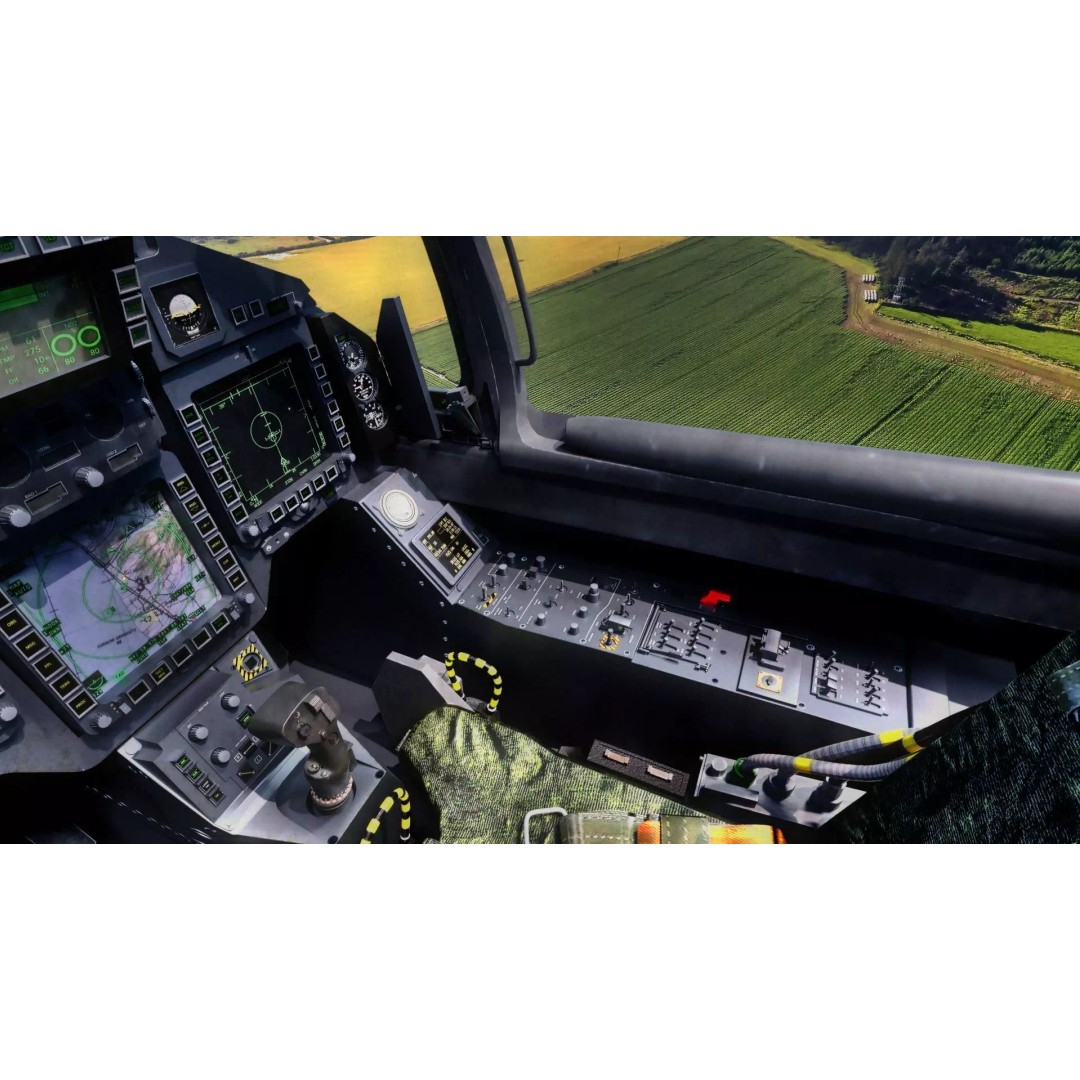 Euro Fighter Typhoon 3D Model – High Resolution Cockpit, Rigged, Blender - View 31