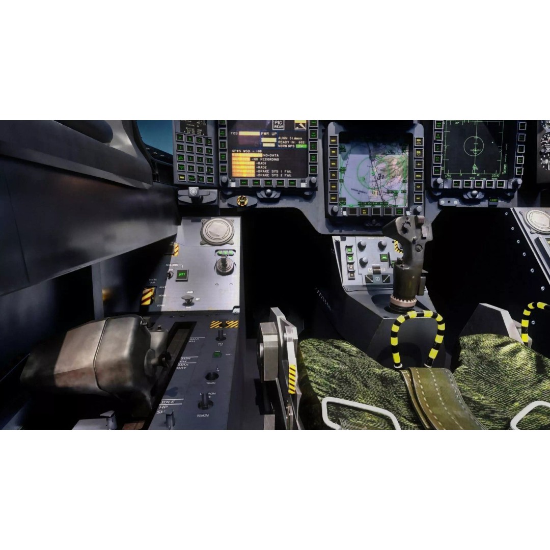 Euro Fighter Typhoon 3D Model – High Resolution Cockpit, Rigged, Blender - View 32