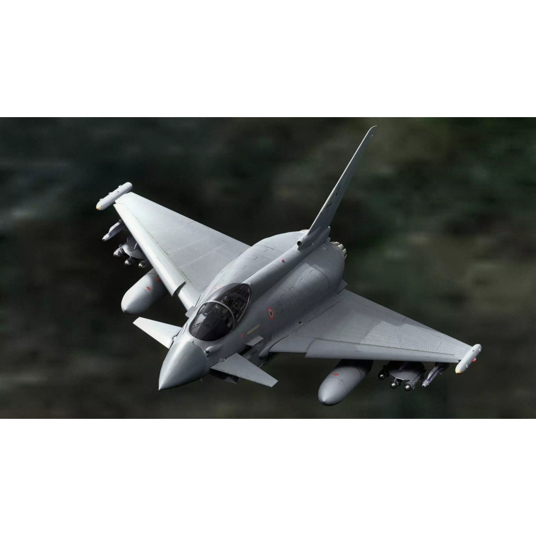 Euro Fighter Typhoon 3D Model – High Resolution Cockpit, Rigged, Blender - View 6