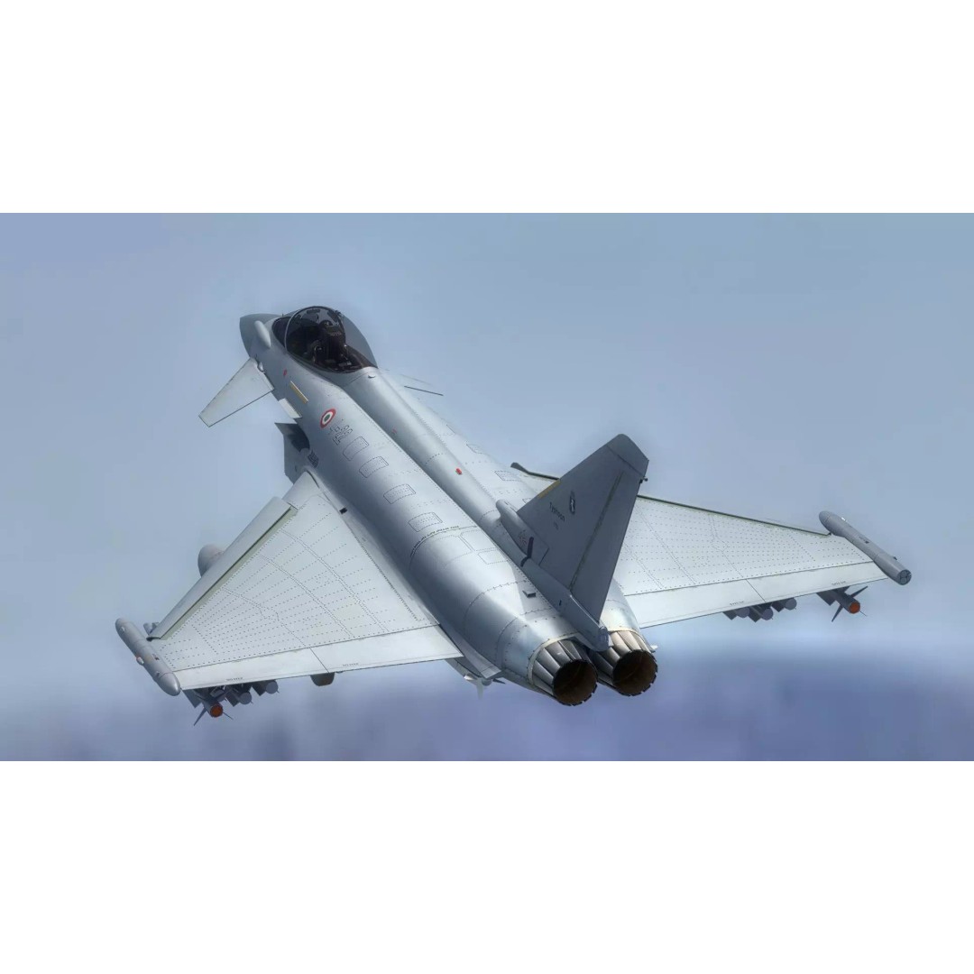 Euro Fighter Typhoon 3D Model – High Resolution Cockpit, Rigged, Blender - View 9