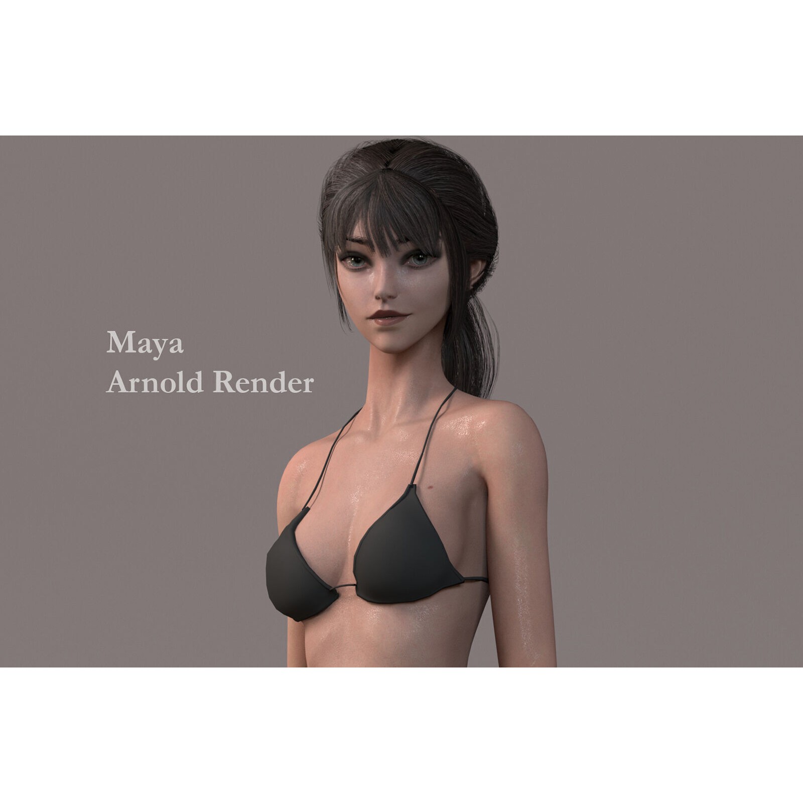 Female Base Model Rig - Low-Poly Game-Ready 3D Model - View 11