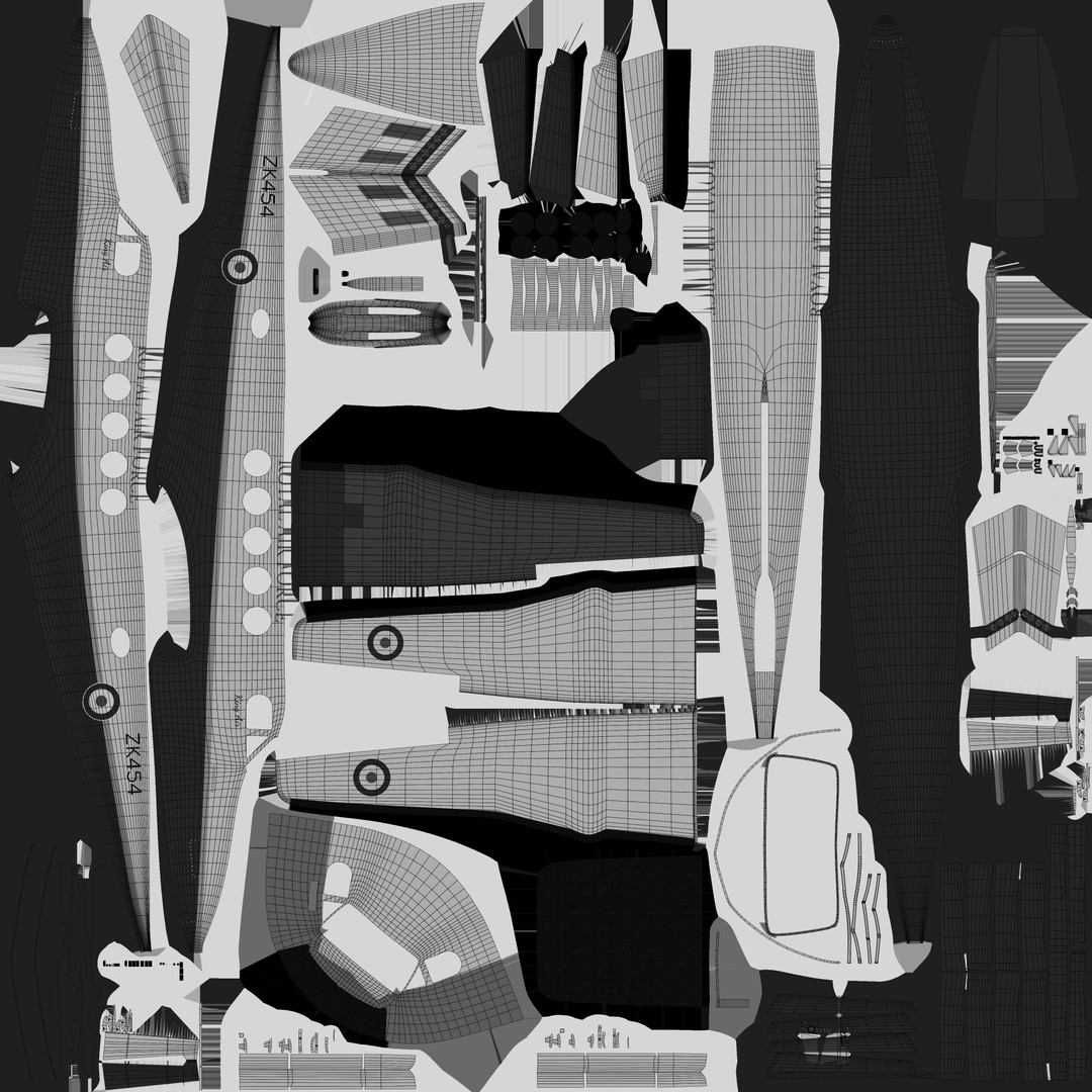 Beechcraft King Air B200 3D Model – Low Poly Game Ready Aircraft, FBX - View 21