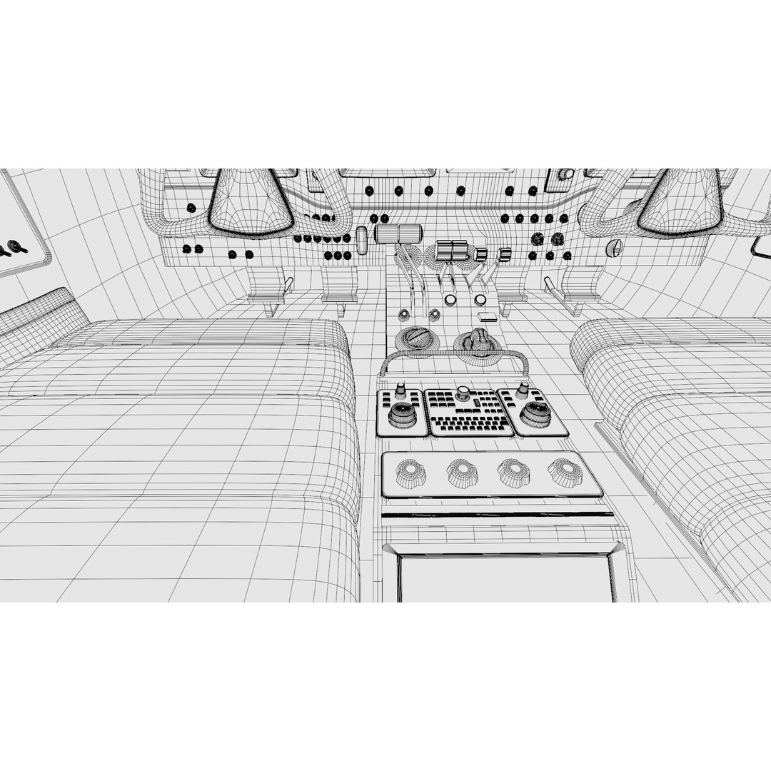 Beechcraft King Air B200 3D Model – Low Poly Game Ready Aircraft, FBX - View 30