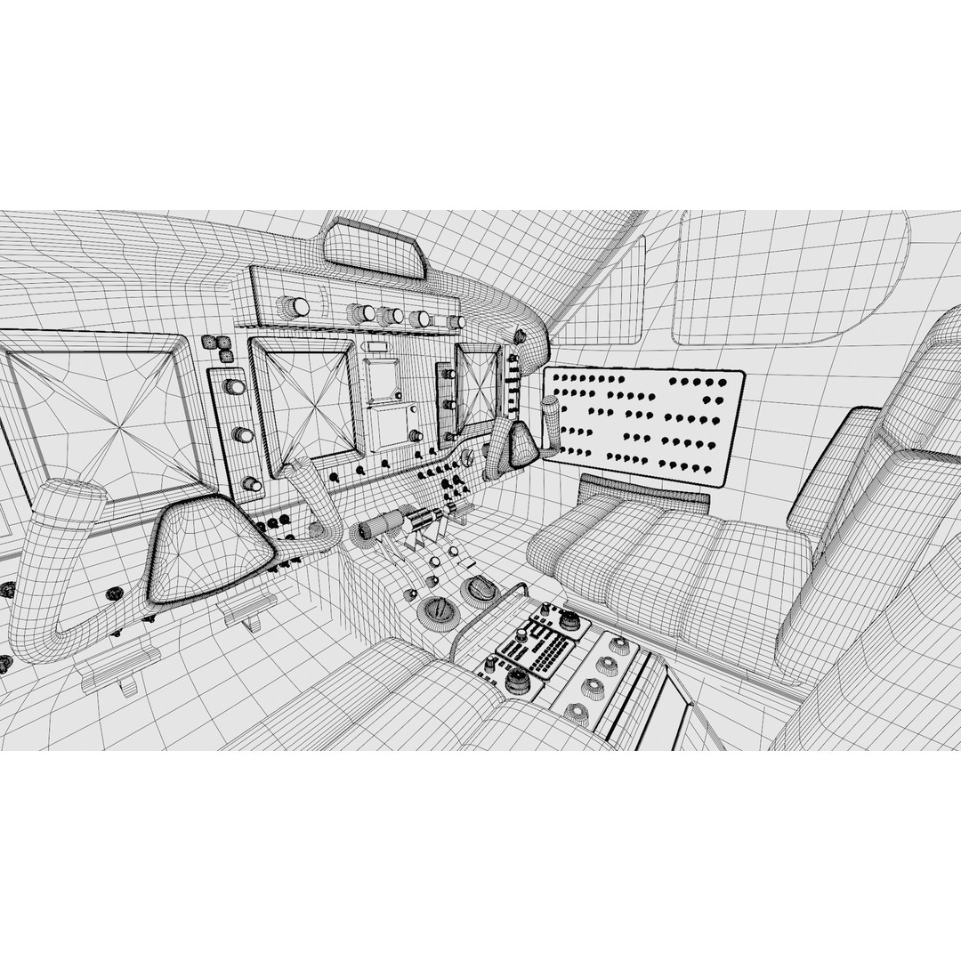 Beechcraft King Air B200 3D Model – Low Poly Game Ready Aircraft, FBX - View 31