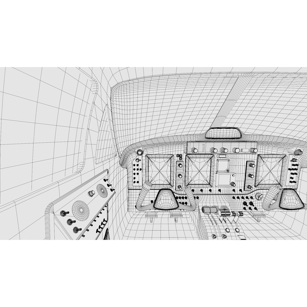 Beechcraft King Air B200 3D Model – Low Poly Game Ready Aircraft, FBX - View 33