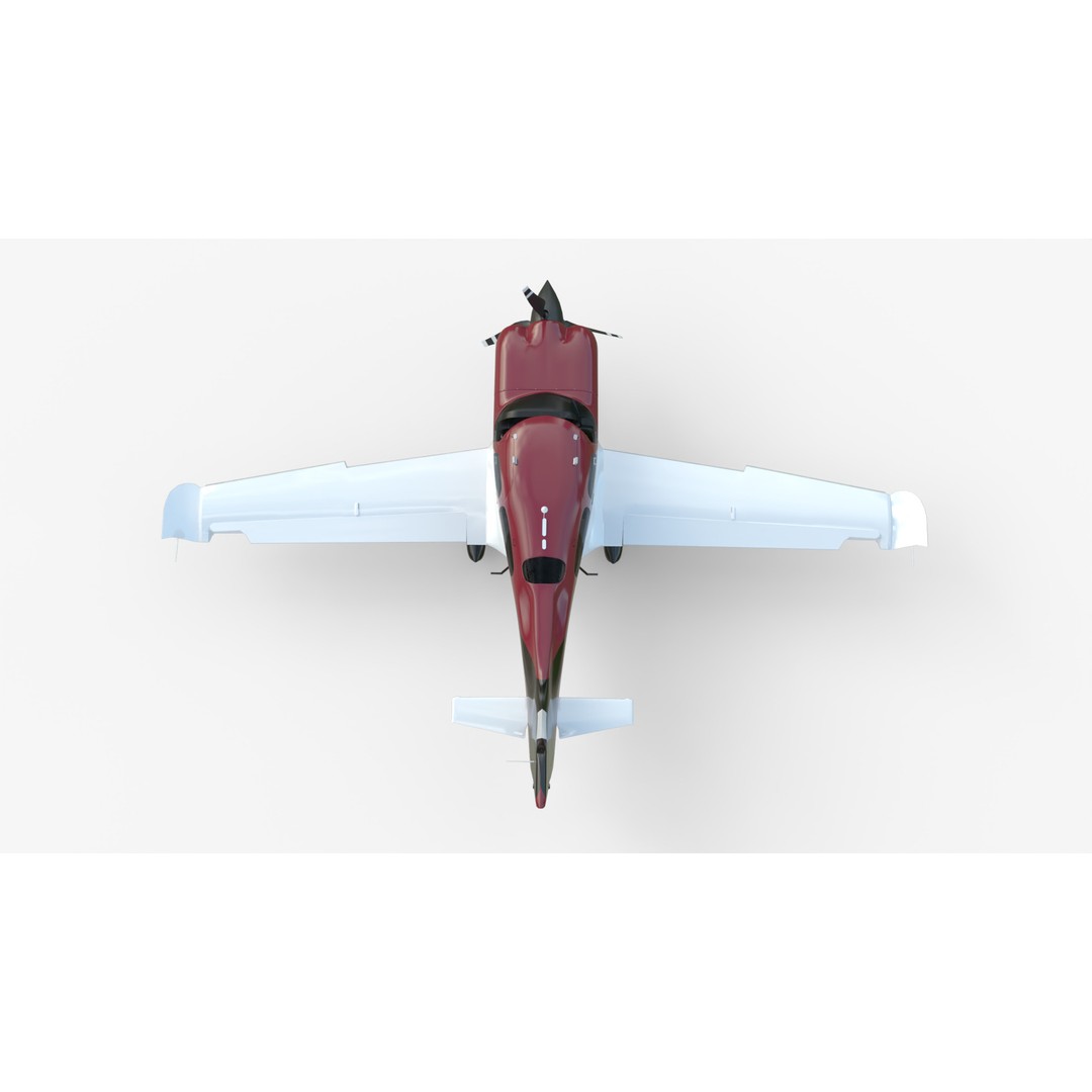 Cirrus SR22 Turbo Propeller 3D Model – High Poly Rigged Asset, FBX, OBJ - View 12
