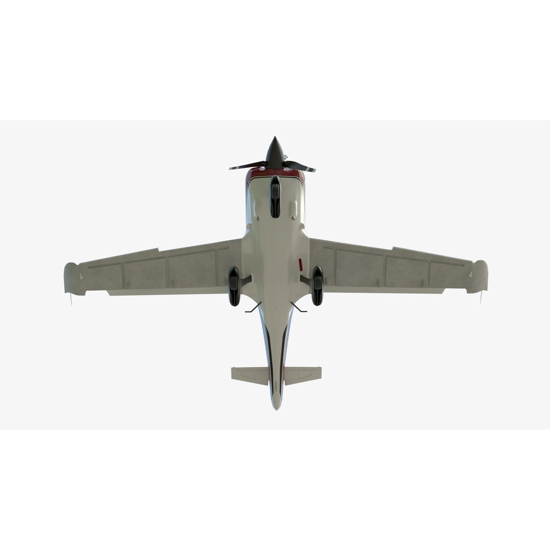 Cirrus SR22 Turbo Propeller 3D Model – High Poly Rigged Asset, FBX, OBJ - View 13
