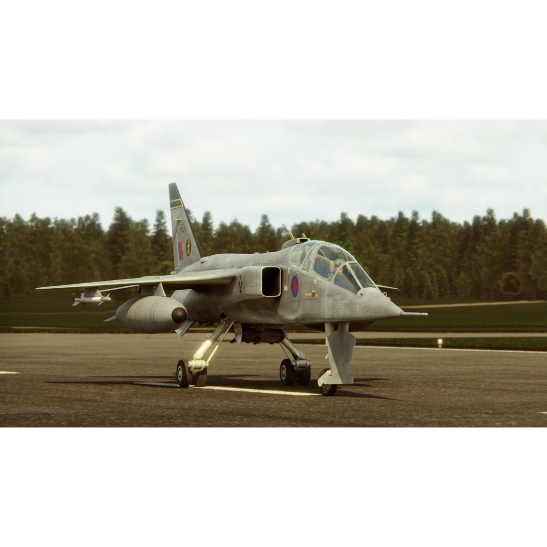 Sepecat Jaguar T2 3D Model – Rigged Military Aircraft, PBR Textures - View 4