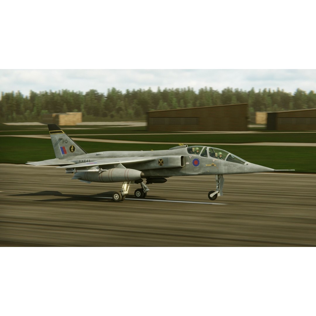 Sepecat Jaguar T2 3D Model – Rigged Military Aircraft, PBR Textures - View 5