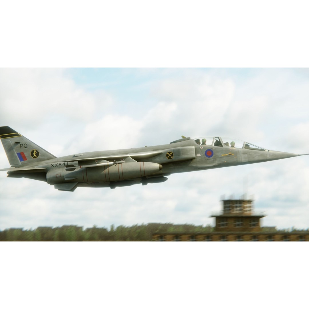 Sepecat Jaguar T2 3D Model – Rigged Military Aircraft, PBR Textures - View 6