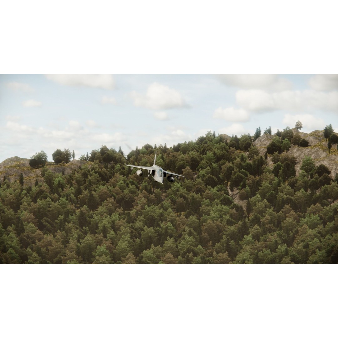 Sepecat Jaguar T2 3D Model – Rigged Military Aircraft, PBR Textures - View 7