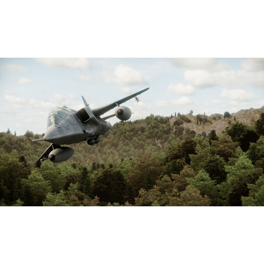 Sepecat Jaguar T2 3D Model – Rigged Military Aircraft, PBR Textures - View 8