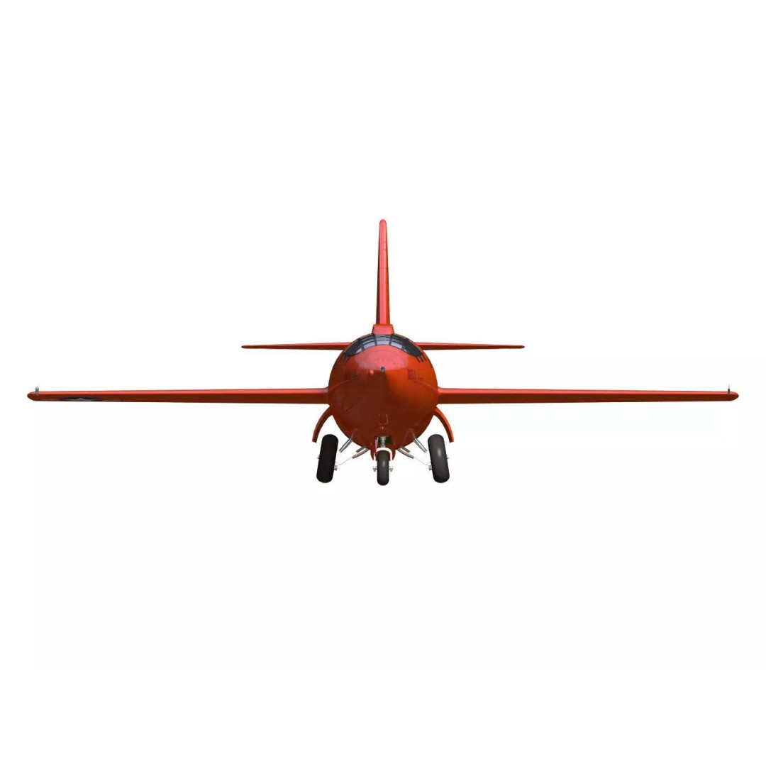 Bell X-1 3D Model – Historic Supersonic Aircraft, FBX & OBJ - View 12