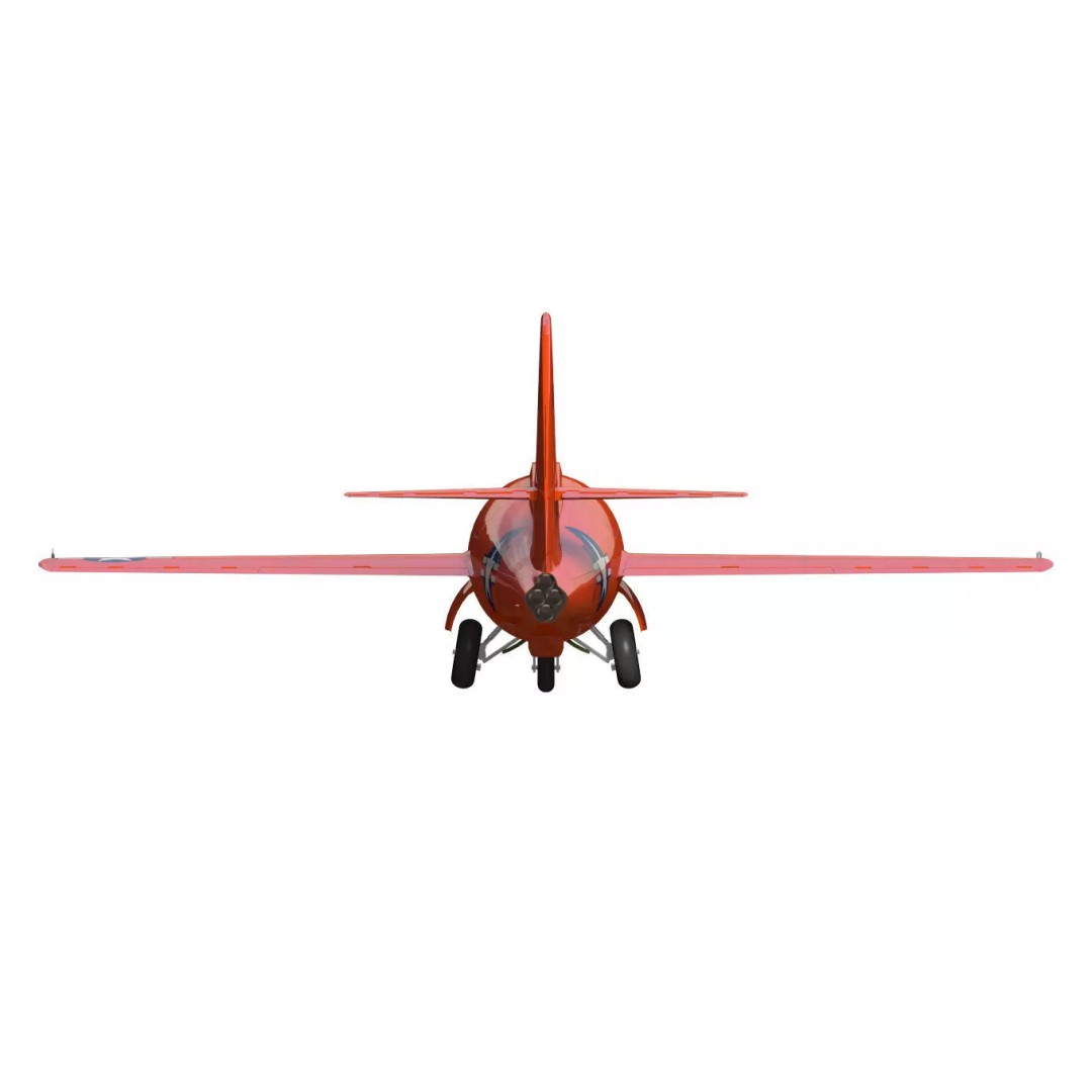 Bell X-1 3D Model – Historic Supersonic Aircraft, FBX & OBJ - View 13
