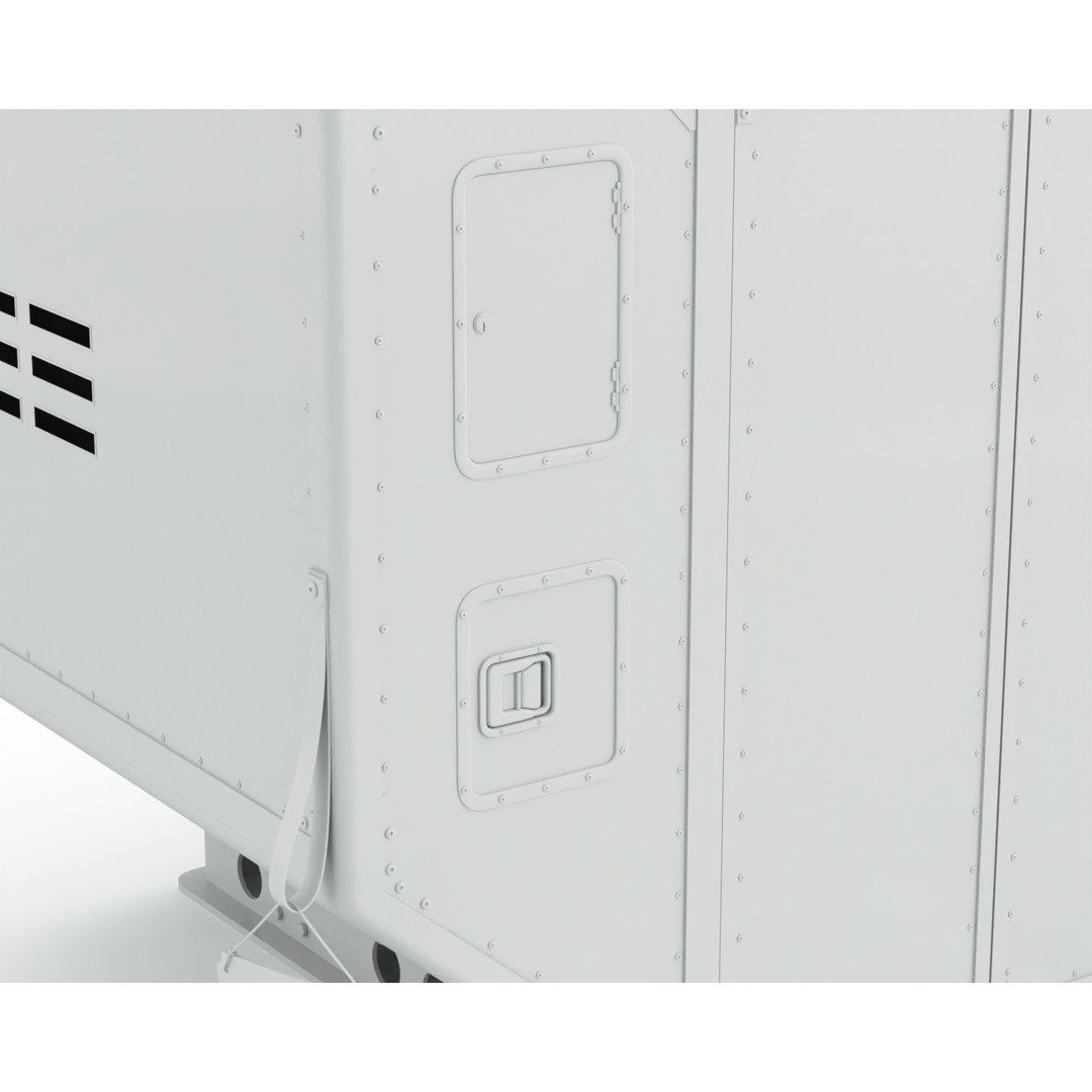 Air Cargo Container 3D Model – Detailed Industrial Asset, Blender & FBX - View 17