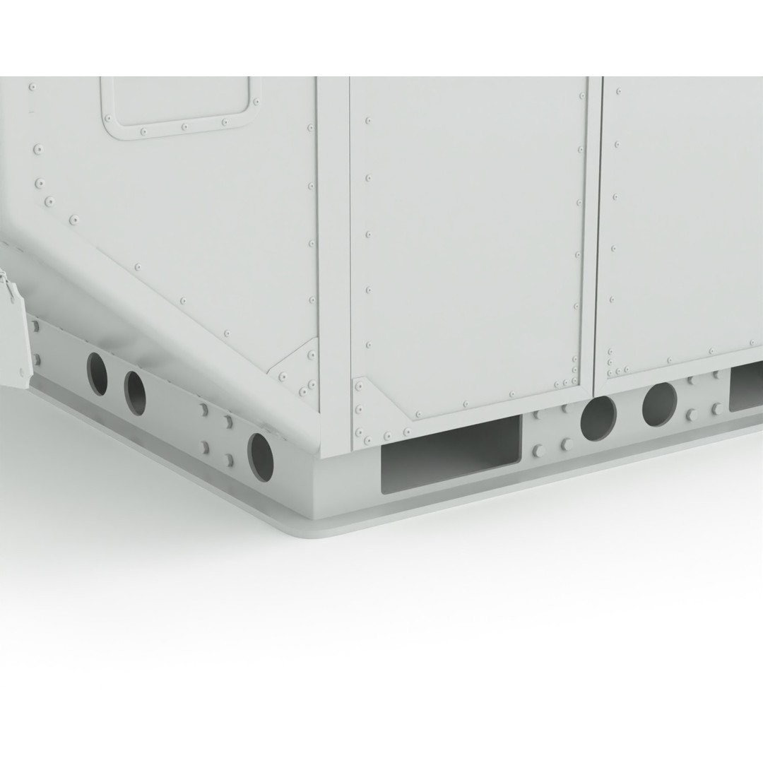 Air Cargo Container 3D Model – Detailed Industrial Asset, Blender & FBX - View 18