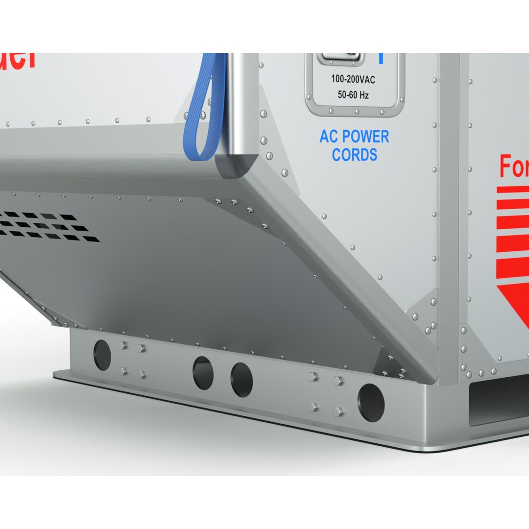 Air Cargo Container 3D Model – Detailed Industrial Asset, Blender & FBX - View 7