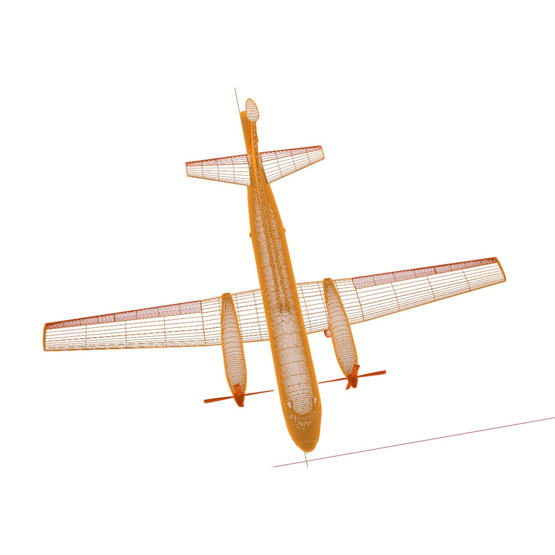 Dassault Breguet Br 1150 Atlantic 3D Model – Low-Poly Military Aircraft, FBX, OBJ - View 38