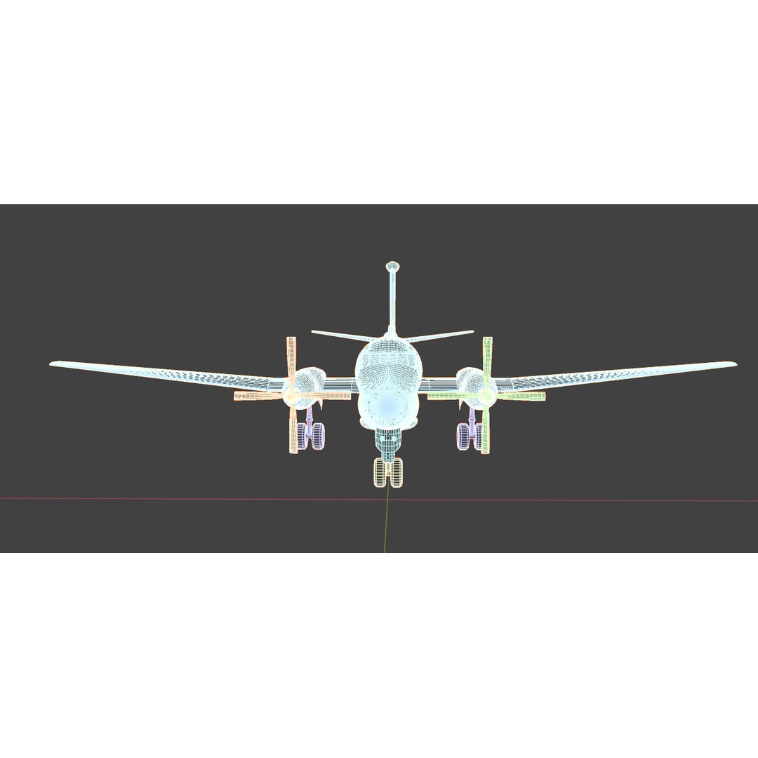Dassault Breguet Br 1150 Atlantic 3D Model – Low-Poly Military Aircraft, FBX, OBJ - View 41
