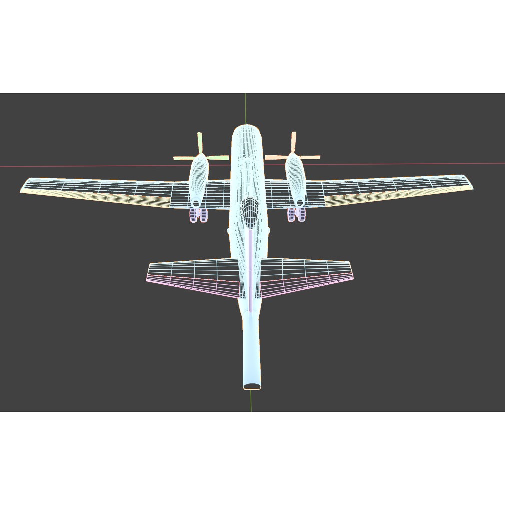 Dassault Breguet Br 1150 Atlantic 3D Model – Low-Poly Military Aircraft, FBX, OBJ - View 42