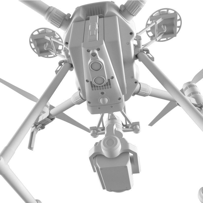 DJI Matrice 210 RTK 3D Model – High Poly Animated Aircraft, FBX