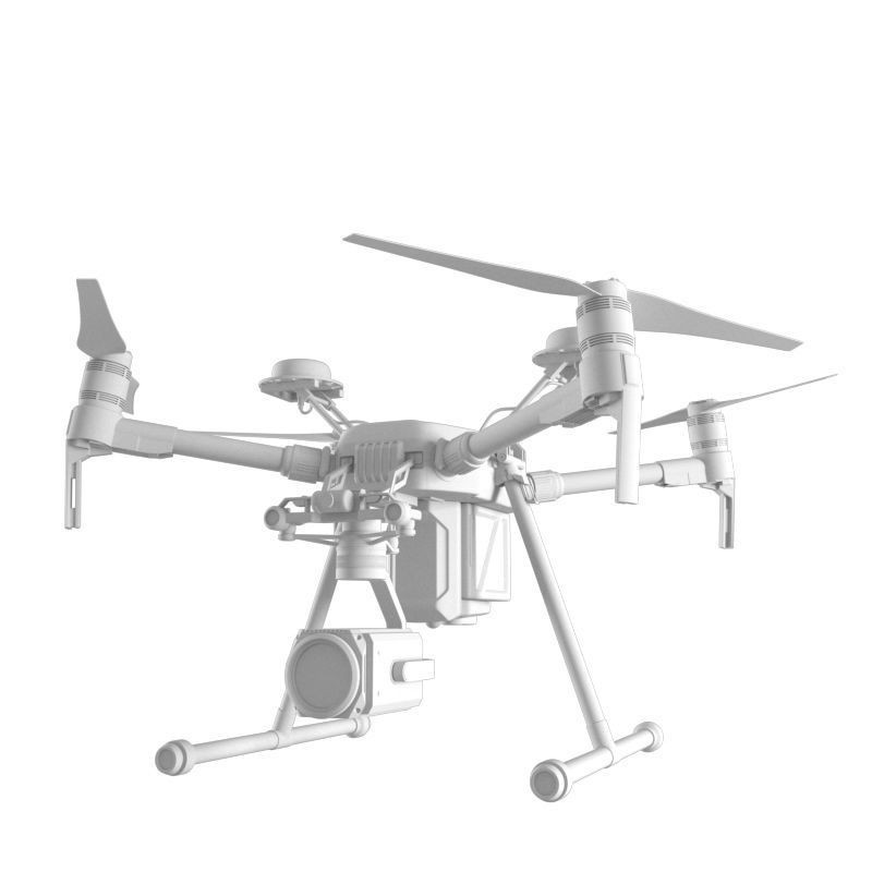 DJI Matrice 210 RTK 3D Model – High Poly Animated Aircraft, FBX - View 22